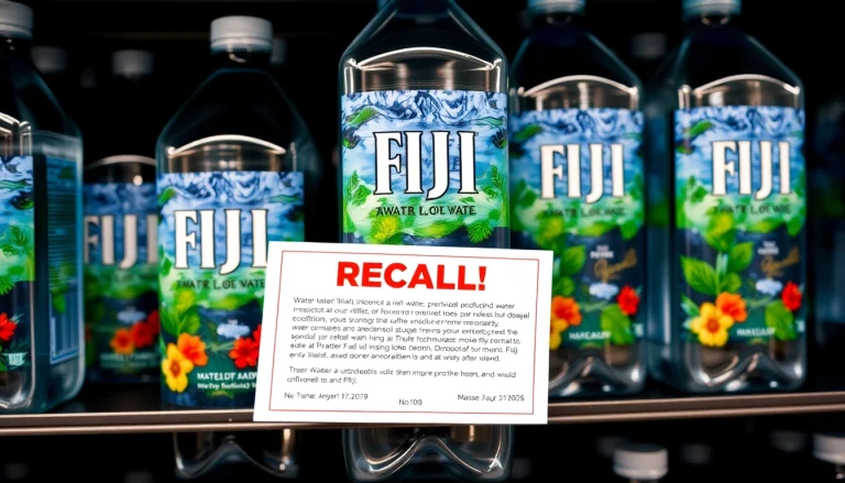 Fiji Water Bottles Recalled: What You Need to Know About the Recall