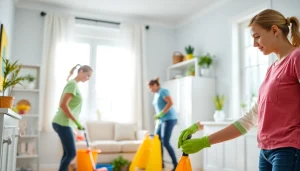 Cleaning company in Jacksonville providing professional home cleaning services to ensure a spotless environment.