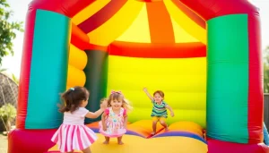 Book a fun Bounce house rental near me for joyful birthday celebrations with vibrant inflatables.