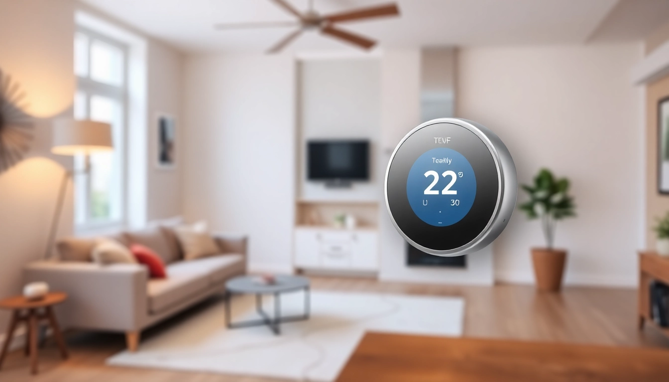 Discover the best wifi thermostat featuring an intuitive interface and elegant design.