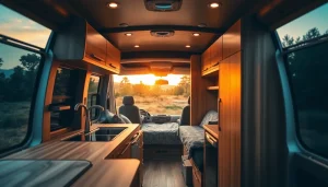 Discovering the perfect campervan interior designed for comfort and adventure.