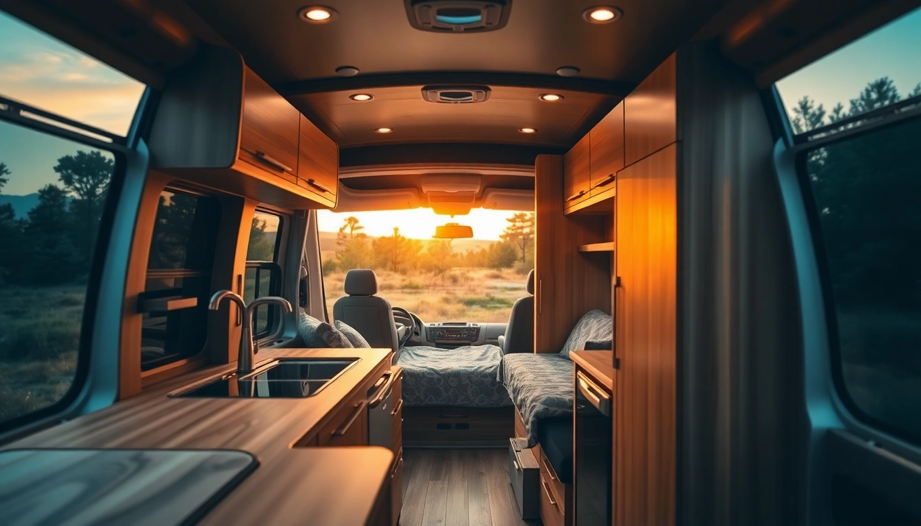 Discovering the perfect campervan interior designed for comfort and adventure.