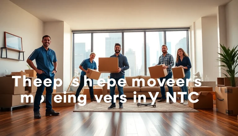 Affordable Relocation Solutions with Cheap Movers NYC That You Can Trust